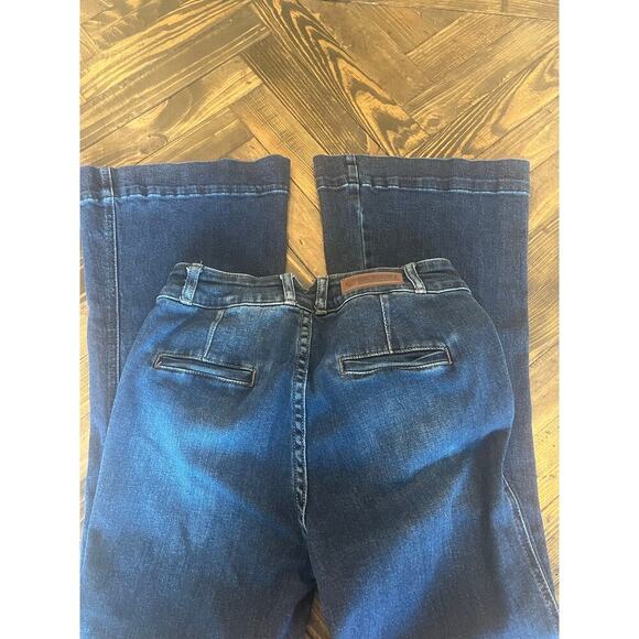 Rock & Roll Cowgirl High Rise Trousers Jeans Women 28 Aztec Western Rodeo Fringe - Picture 13 of 13